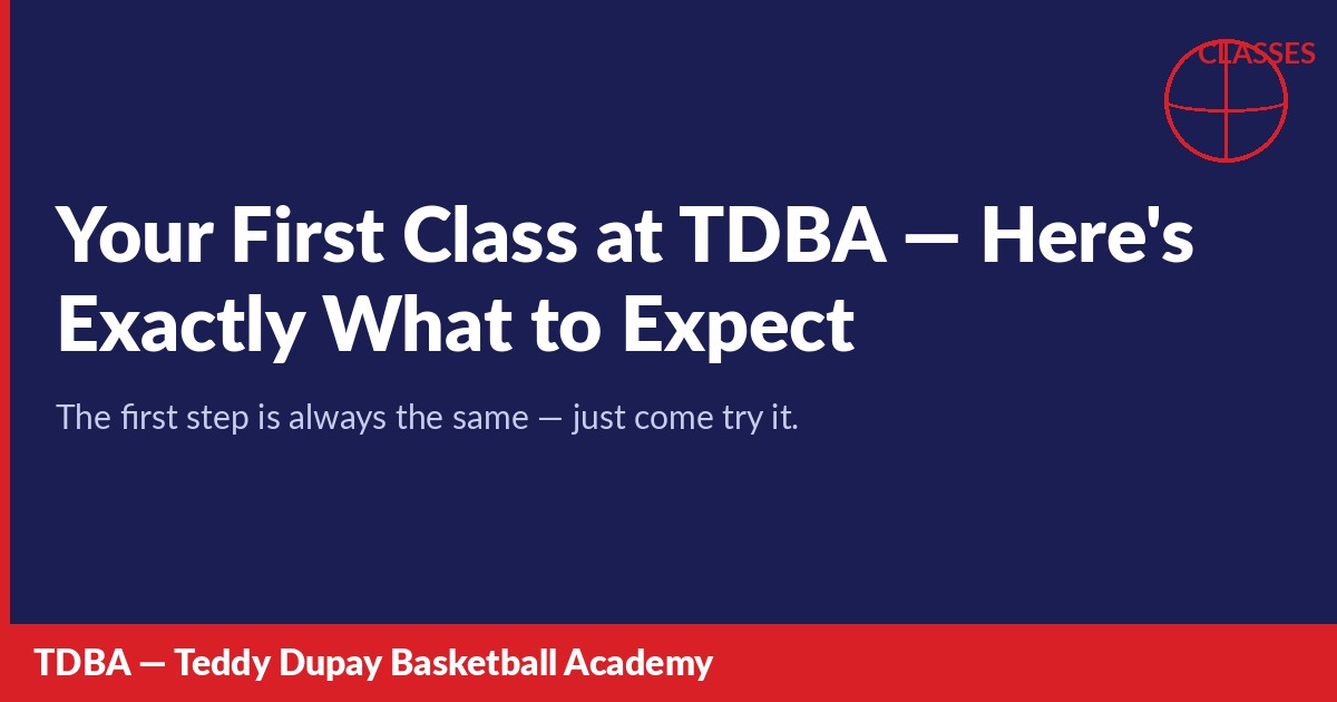 The first step is always the same — just come try it.