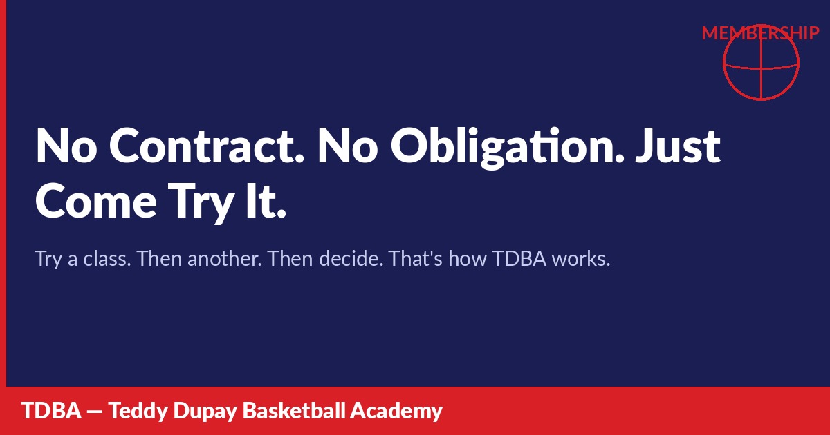 Try a class. Then try another one. Then decide. That's how TDBA works.